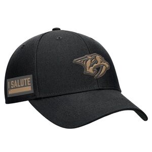 Nashville Predators Military NHL Black & Digital Camo NHL Adjustable Strap Hat